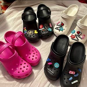 Balenciagas Designer Inspired High-Heeled Crocs